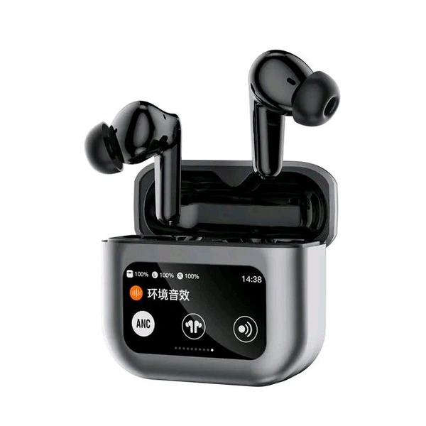 Q30 HiFi 80 Hours Playtime HD Display Touch Screen Bluetooth Earphone - Black, ✈️📦 DELIVERY by 12 to 15+ Days