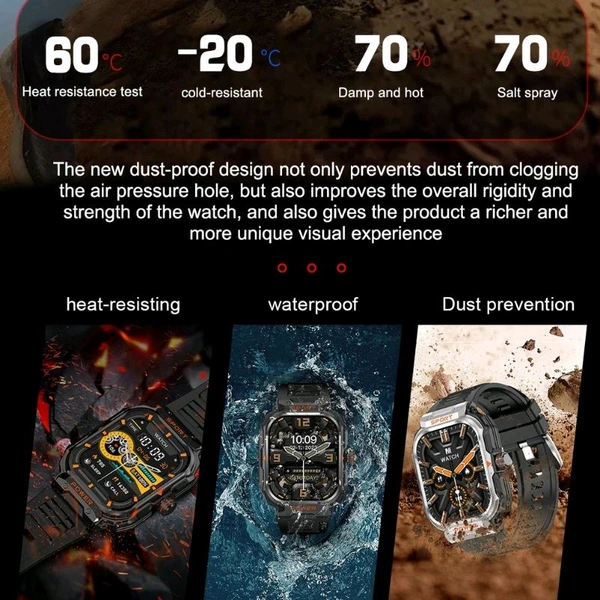 GT55 Inbuilt TWS BT Earphone 2.1 Inch Touch Screen sport NFC Health Smart Watch With Dustproof Waterproof Smart Watch - Silver, ✈️📦 DELIVERY by 12 to 15+ Days