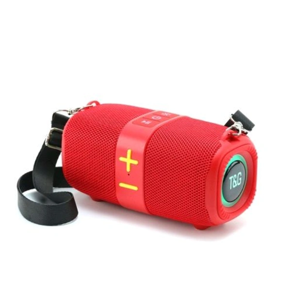 T&G TG667 Outdoor Portable Waterproof TWS Wireless Bluetooth Speaker - Red