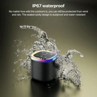 Yesido YSW25 8W RGB Waterproof Mini Portable Outdoor Bluetooth Speaker - Black, ✈️📦 DELIVERY by 12 to 15+ Days