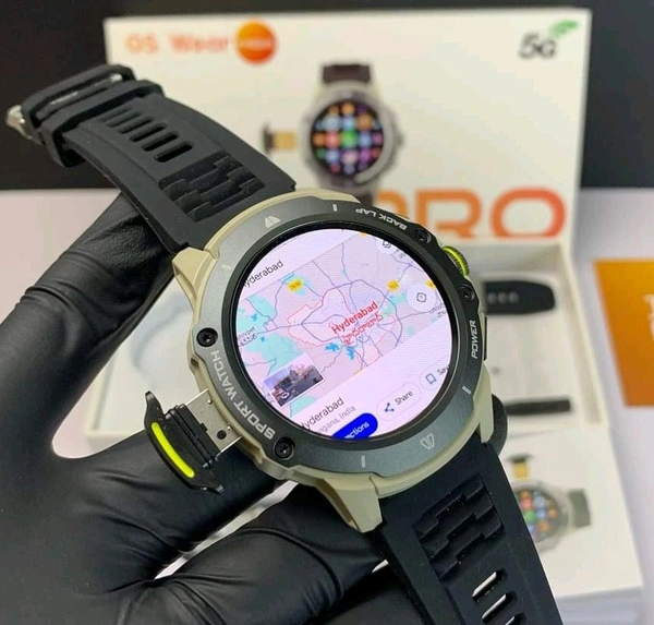 G15 PRO Android Smartwatch With Full 4G, 5G Network Support With Built In High Definition Camera 1.43-inch AMOLED High Resolution Color Display (Available In 3 Colors) - SILVER FRAME, Payment Processing Time- 3 Days, ✈️📦 DELIVERY TIME: 12+ Days