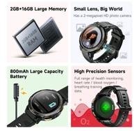 Z1 Rugged Hybrid Quality Android 4G Sim Card Slot Smart Watch IP68 Waterproof With Titanium Bezel Single Camera- Indian 4G Network Support (2GB RAM 16GB ROM) - BLACK, ✈️📦Will Be Delivered In 12 Days