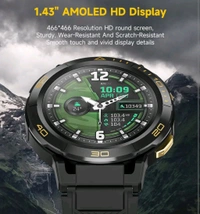 Z1 Rugged Hybrid Quality Android 4G Sim Card Slot Smart Watch IP68 Waterproof With Titanium Bezel Single Camera- Indian 4G Network Support (2GB RAM 16GB ROM) - BLACK, ✈️📦Will Be Delivered In 12 Days