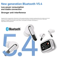 Live Beam 3 LIVE BEAM 3 Bluetooth 5.4 High Certified Quality Wireless Earbuds With Amoled Touch Screen Display (680mAh Battery) - BLUE