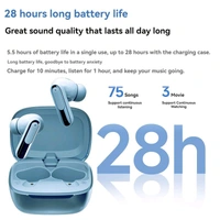 Live Beam 3 LIVE BEAM 3 Bluetooth 5.4 High Certified Quality Wireless Earbuds With Amoled Touch Screen Display (680mAh Battery) - BLUE