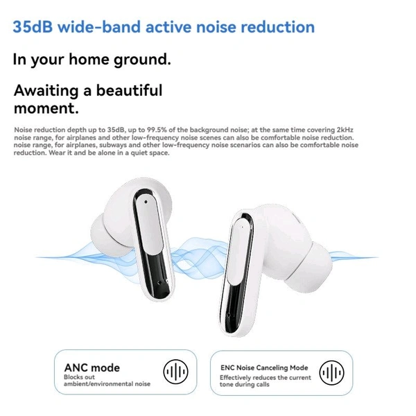Live Beam 3 LIVE BEAM 3 Bluetooth 5.4 High Certified Quality Wireless Earbuds With Amoled Touch Screen Display (680mAh Battery) - BLUE