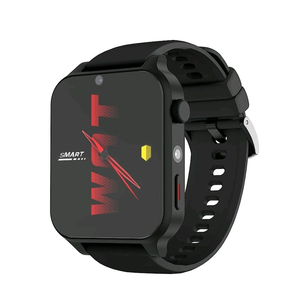 KOM3 4G Smart Watch With Camera - BLACK