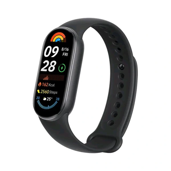 Xiaomi Mi Band 9 Fitness Tracker With Heart Rate Monitoring | Sleep Tracking | 21 Days Battery Life HyperOS - BLACK