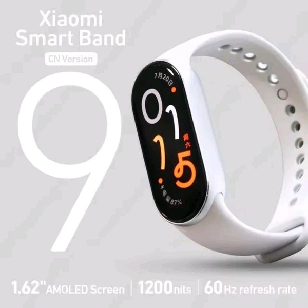Xiaomi Mi Band 9 Fitness Tracker With Heart Rate Monitoring | Sleep Tracking | 21 Days Battery Life HyperOS - BLACK