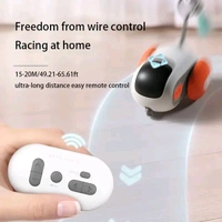 Mobi Hard MobiHard Remote Control KIDS / DOG / CAT TOY, Boredom Busters for Cats Whisker Fun Cat Toy, Cat Toy Self Play, Automatic Moving Cat Toy for Indoor Cats - ORANGE WHEEL, 1 Piece