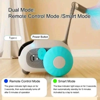 Mobi Hard MobiHard Remote Control KIDS / DOG / CAT TOY, Boredom Busters for Cats Whisker Fun Cat Toy, Cat Toy Self Play, Automatic Moving Cat Toy for Indoor Cats - ORANGE WHEEL, 2 Pieces