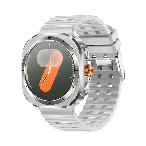 Z7 Ultra 2024 With Amoled Display And Sport Sos Compass Navigation Heath Sleep Monitor Mobile Phone Calls - WHITE