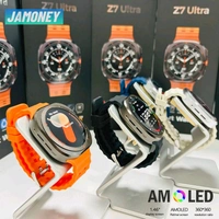 Z7 Ultra 2024 With Amoled Display And Sport Sos Compass Navigation Heath Sleep Monitor Mobile Phone Calls - WHITE