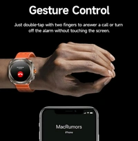 Z7 Ultra 2024 With Amoled Display And Sport Sos Compass Navigation Heath Sleep Monitor Mobile Phone Calls - ORANGE
