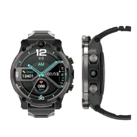 V20 MAX 1.6 inch WiFi 4G SIM Card Dual Camera 900mAh Battery Smart Watch (Black Silicon) (India 4G Network Support) - 4GB - 128GB, Black