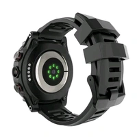 V20 MAX 1.6 inch WiFi 4G SIM Card Dual Camera 900mAh Battery Smart Watch (Black Silicon) (India 4G Network Support) - 4GB - 128GB, Black