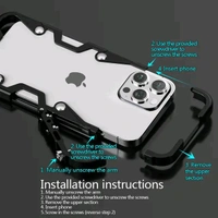 Infinix Zero 30 5G Alluminium Metal Bumper High Quality Crafted Protection Back Cover Case - Infinix Zero 30 5G, Black