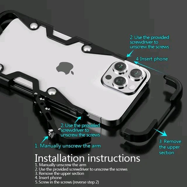 Infinix Zero 30 5G Alluminium Metal Bumper High Quality Crafted Protection Back Cover Case - Infinix Zero 30 5G, Black