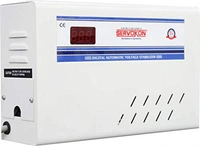 servokon SK515A digital voltage Stabilizer for AC up to 2.0 ton (150-300v) (white)