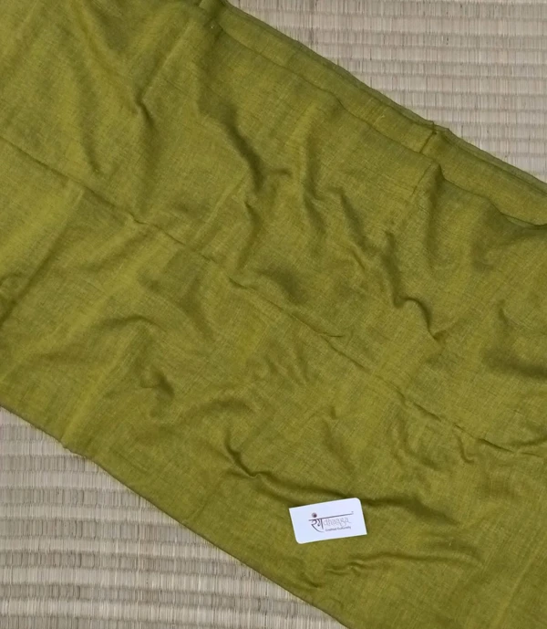 RangDhaaga Golden Khadi Saree - free