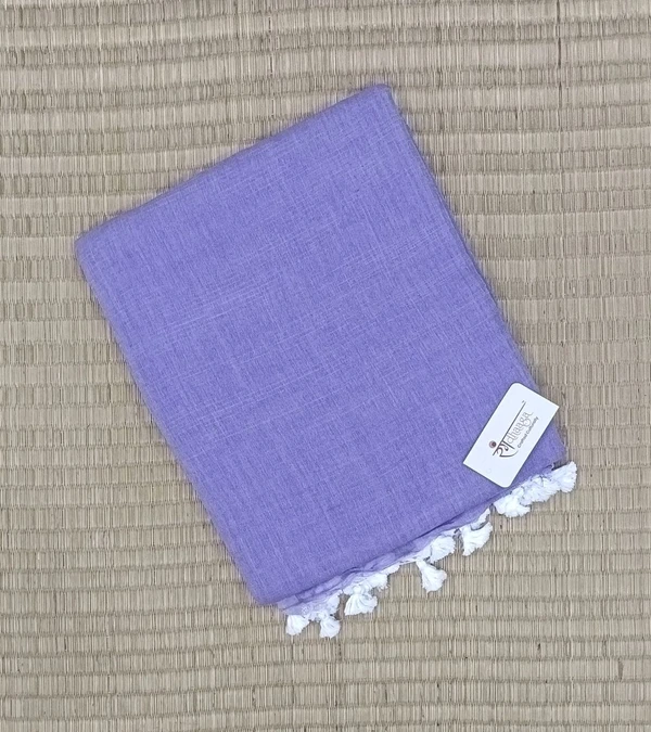 RangDhaaga Lilac Khadi Saree - Free