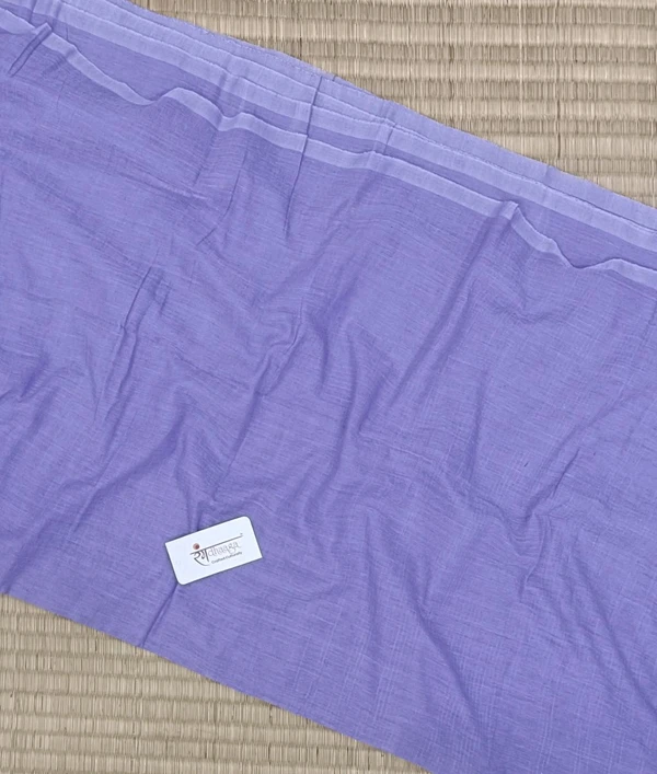 RangDhaaga Lilac Khadi Saree - Free