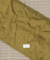 RangDhaaga Mustard Khadi Saree - Free
