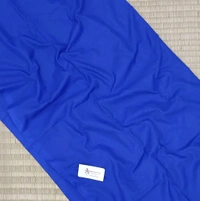 RangDhaaga Royal Blue Khadi Cotton Saree - Free