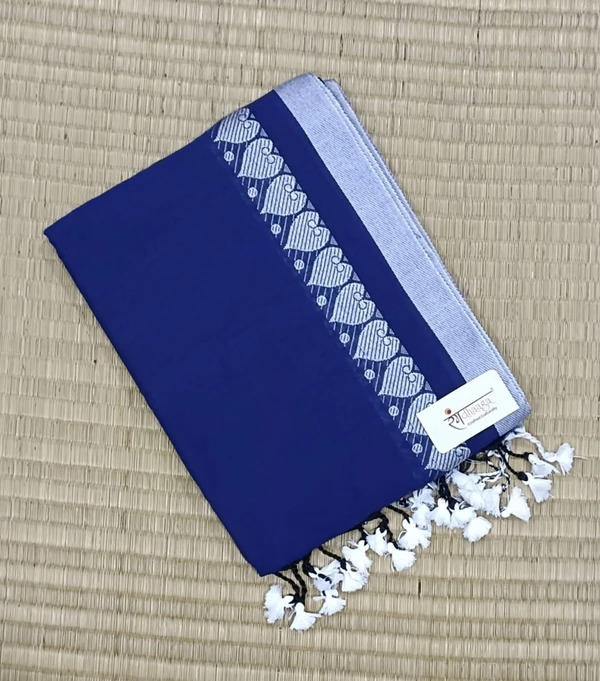 RangDhaaga Midnight Blue With White Embroidery Board 