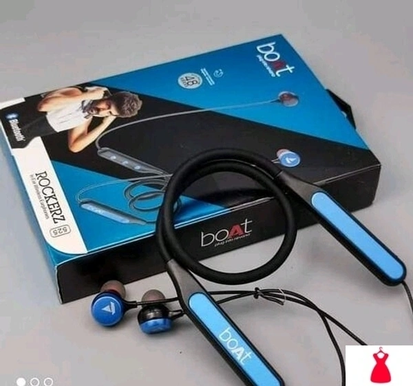 BoAt Original Wireless Bluetooth Headphones For 10 Hours  - Free Size, Blue