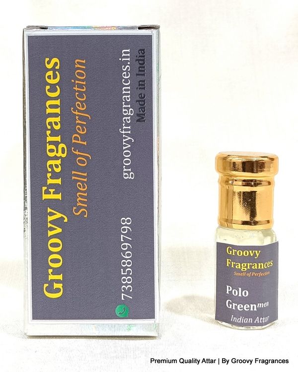 Groovy Fragrances Polo Green Long Lasting Perfume Roll-On Attar | For Men | Alcohol Free by Groovy Fragrances - 3ML