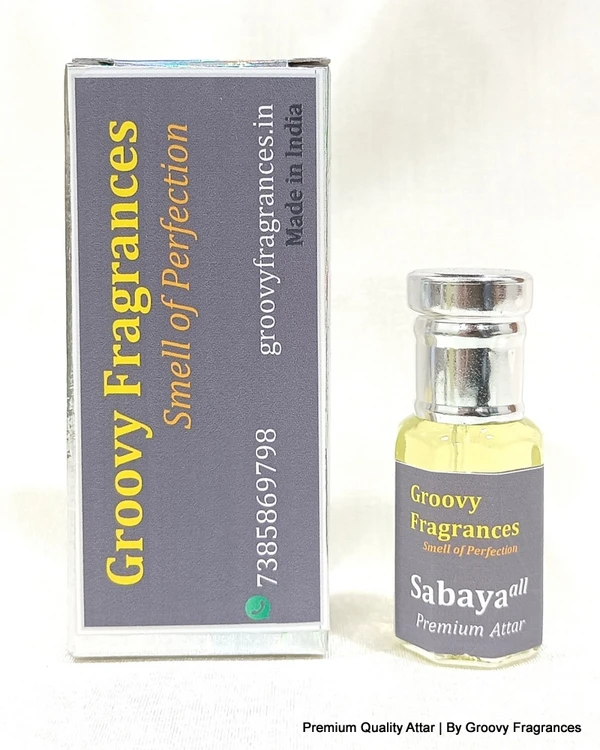 Groovy Fragrances Sabaya Long Lasting Perfume Roll-On Attar | Unisex | Alcohol Free by Groovy Fragrances - 6ML - 6ML