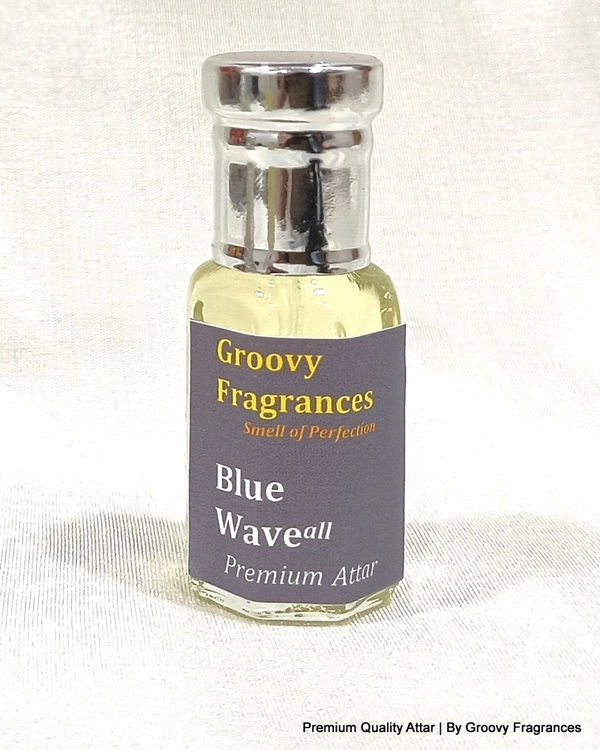 Groovy Fragrances Blue Wave Long Lasting Perfume Roll-On Attar | Unisex | Alcohol Free by Groovy Fragrances - 6ML