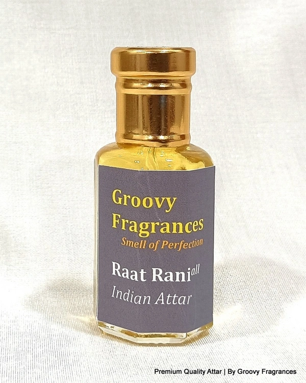 Groovy Fragrances Raat Rani Long Lasting Perfume Roll-On Attar | Indian Natural Attar | Alcohol Free by Groovy Fragrances - 12ML