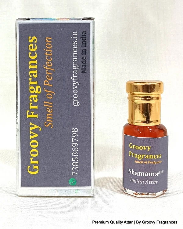 Groovy Fragrances Shamama Long Lasting Perfume Roll-On Attar | Indian Natural Attar | Alcohol Free by Groovy Fragrances - 6ML