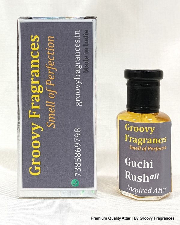 Groovy Fragrances Guchi Rush Long Lasting Perfume Roll-On Attar | Unisex | Alcohol Free by Groovy Fragrances - 12ML