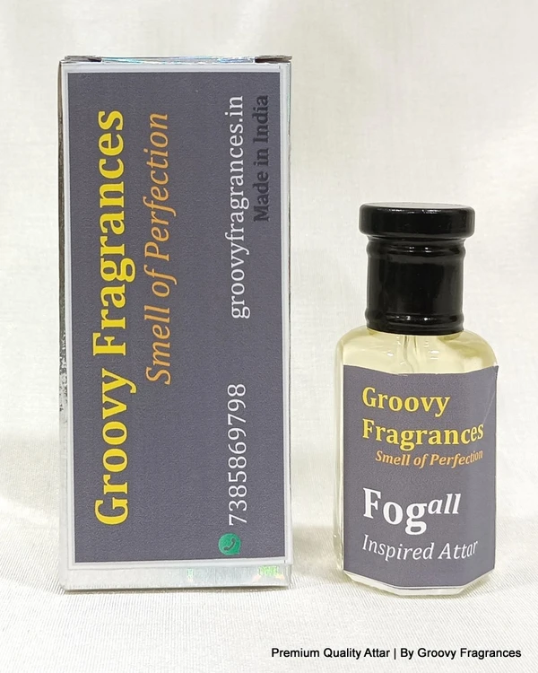 Groovy Fragrances Fog Long Lasting Perfume Roll-On Attar | Unisex | Alcohol Free by Groovy Fragrances - 12ML