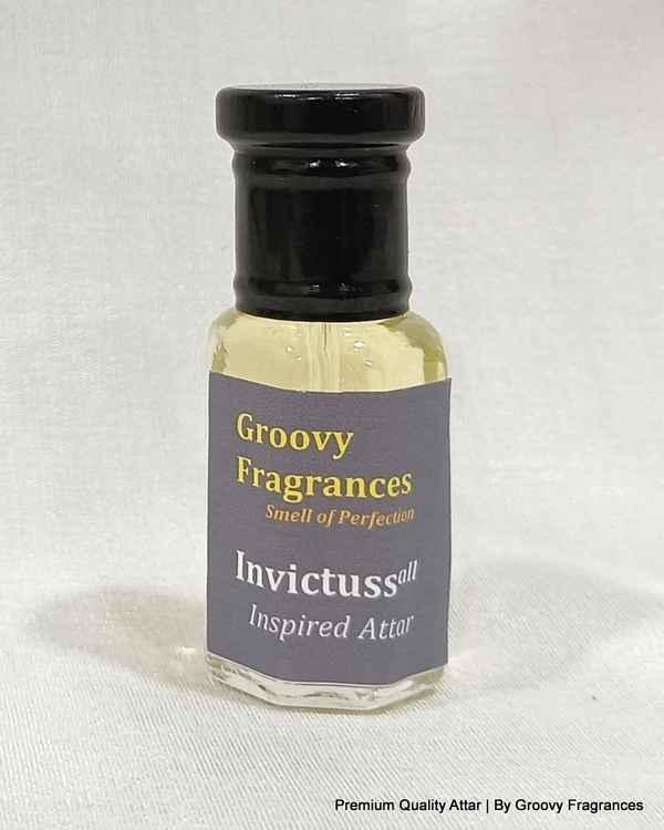 Groovy Fragrances Invictuss Long Lasting Perfume Roll-On Attar | Unisex | Alcohol Free by Groovy Fragrances - 6ML