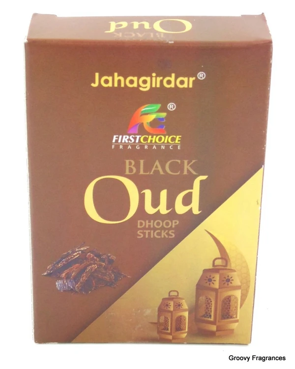 First Choice Black Oud Dhoop Sticks - 20 Sticks