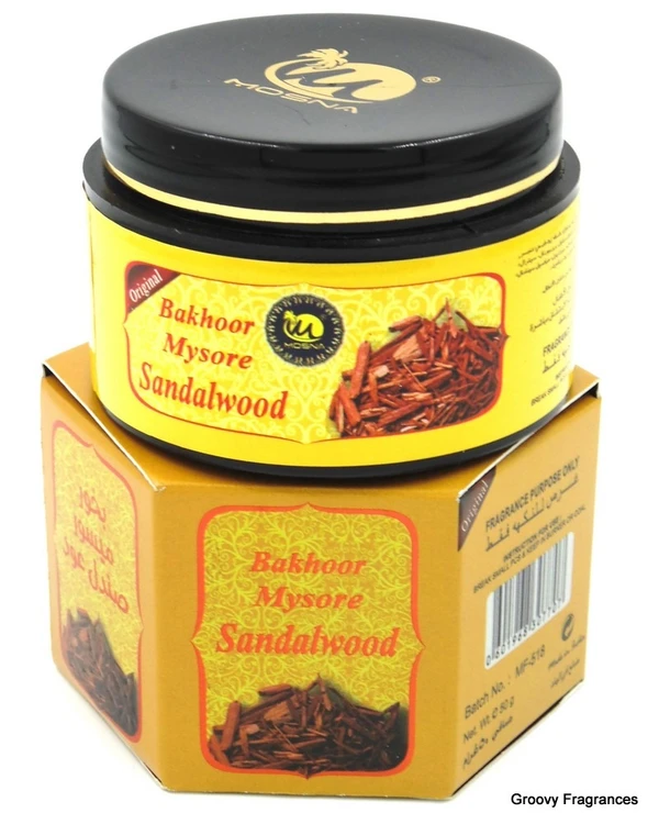 Mosna Bakhoor Mysore Sandalwood Pure Premium Quality Made In India product - 50Gms