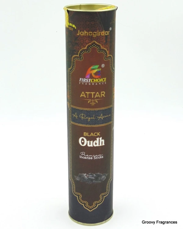 First Choice BLACK OUDH Premium Incense Sticks - 50GM