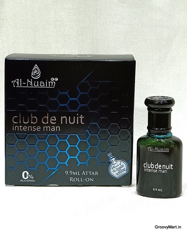 Al Nuaim club de nuit intense man roll-on attar (itr) gift pack - 9.9ML