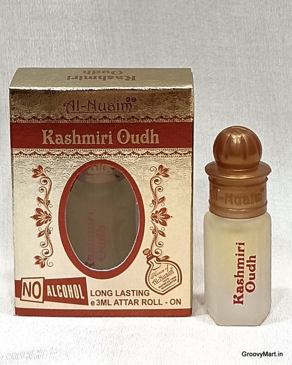 Al Nuaim kashmiri oudh perfume roll-on attar free from alcohol - 3ML