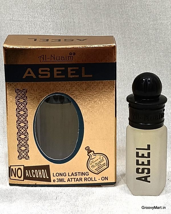 Al Nuaim aseel perfume roll-on attar free from alcohol - 3ML