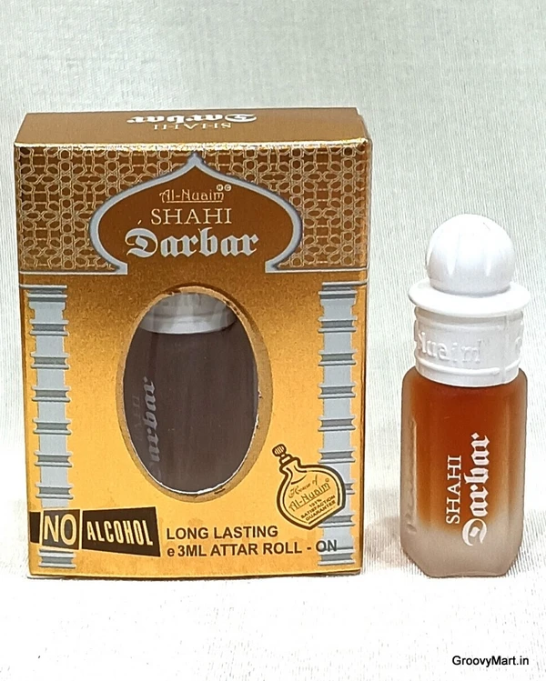 Al Nuaim shahi darbar perfume roll-on attar free from alcohol - 3ML