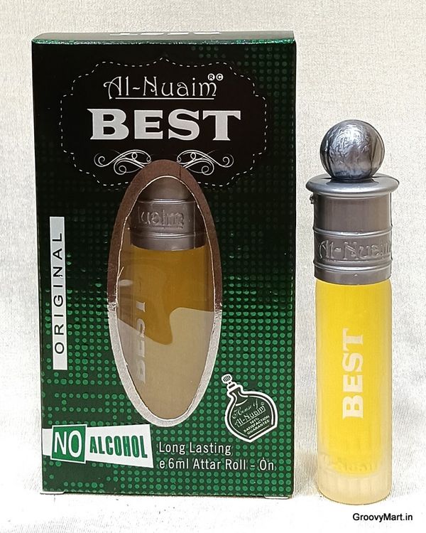 Al Nuaim best perfume roll-on attar free from alcohol - 6ML