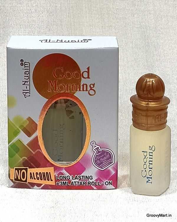 Al Nuaim good morning perfume roll-on attar free from alcohol - 3ML