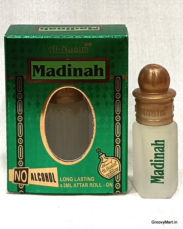 Al Nuaim madinah perfume roll-on attar free from alcohol - 3ML