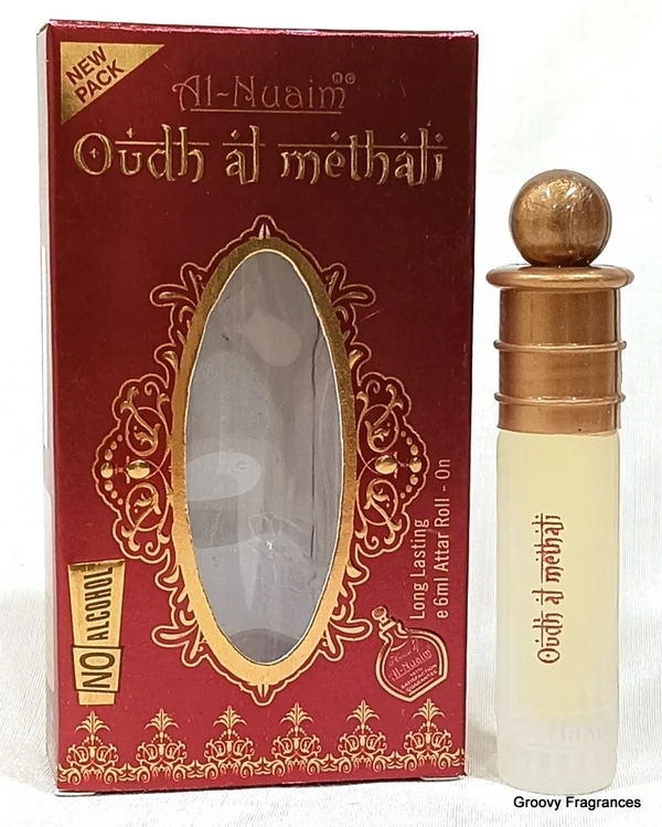 Al Nuaim Oudh Al Methali Perfume Roll-On Attar Free from ALCOHOL - 6ML