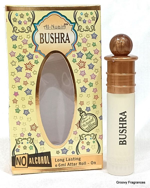 Al Nuaim Bushra Perfume Roll-On Attar Free from ALCOHOL - 6ML